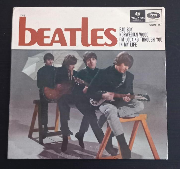 Beatles Bad Boy Zweedse EP GEOS 257 MONO, Cd's en Dvd's, Vinyl Singles, Gebruikt, EP, Pop, 7 inch, Ophalen of Verzenden