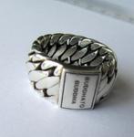 925 zilveren Buddha to Buddha Ben Ring maat 20! ZGAN, Ophalen, 20 of groter, Zo goed als nieuw, Dame of Heer