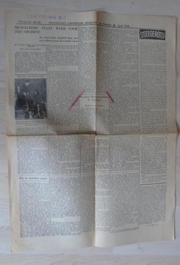 Provinciale Groninger Courant van zaterdag 28 april 1934. beschikbaar voor biedingen
