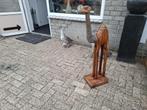 handgemaakte houten grote dromedaris houten beeld, Antiek en Kunst, Ophalen of Verzenden