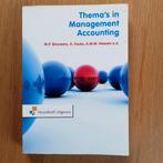 Thema's in management accounting, Boeken, Ophalen of Verzenden, Zo goed als nieuw, HBO