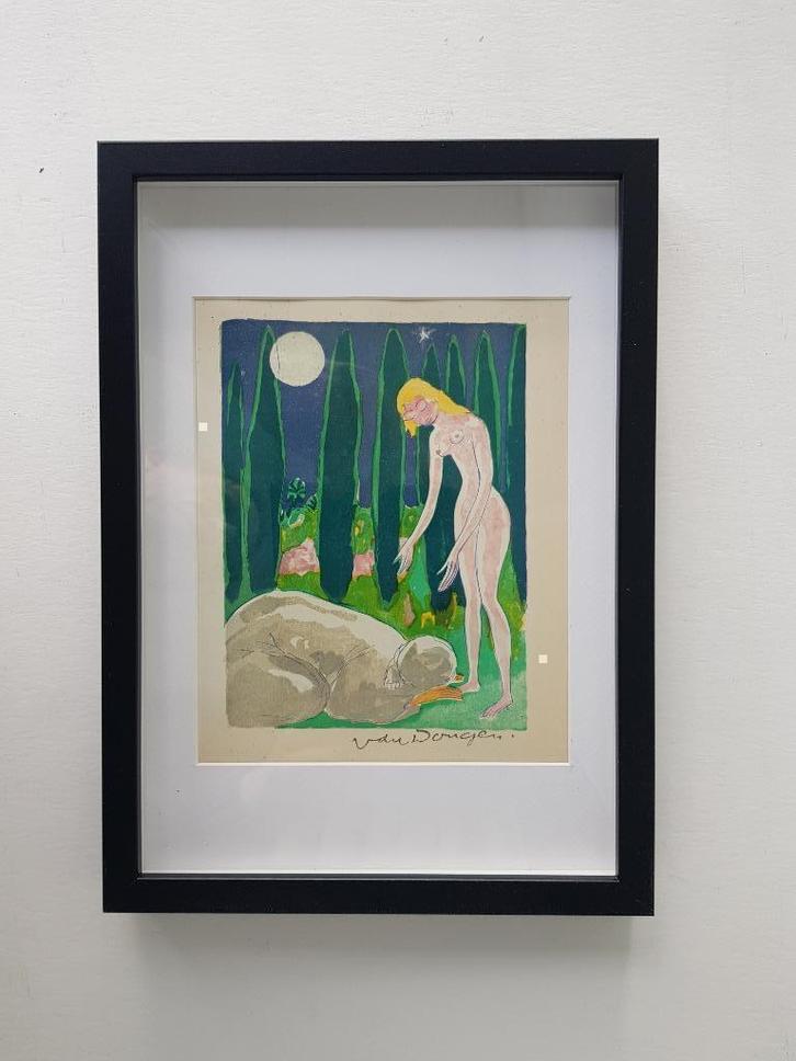 Kees van Dongen Hassan et Kaïria Plaat gesigneerd, Antiek en Kunst, Kunst | Litho's en Zeefdrukken, Ophalen of Verzenden