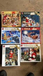 6 kerst puzzels ook los te koop, Ophalen, Zo goed als nieuw