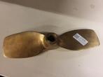 Schroef 2 blads messing 13x7 As 25 mm