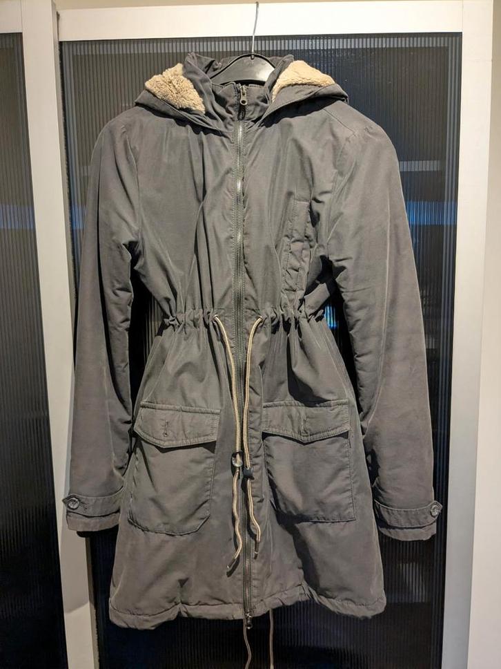 Zwangerschapsjas / draagjas winter Noppies maat s, Kleding | Dames, Jassen | Winter, Gedragen, Maat 36 (S), Grijs, Ophalen of Verzenden