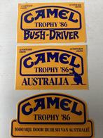 3 stickers Camel Trophy “86 Australie, Verzenden, Zo goed als nieuw