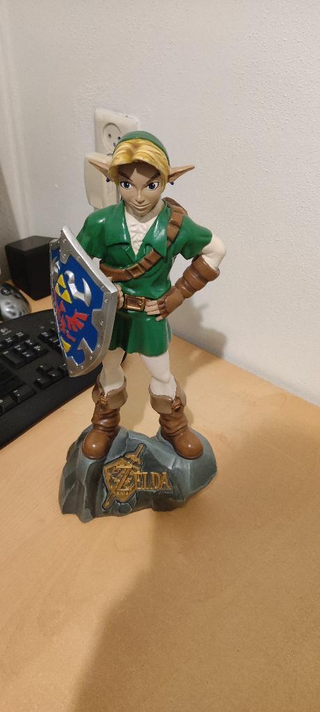 Legend Zelda 64 statue Ocarina Time E3 1997 Official Oxmox, Verzamelen, Beelden en Beeldjes, Zo goed als nieuw, Overige typen