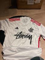 Stussy Corinthians voetbalshirt wit/rood adidas maat XL, Maat XL, Verzenden, Zo goed als nieuw, Shirt
