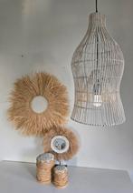 Rotan Hanglamp Fuik, Overige materialen, Nieuw, Bohemian, Ophalen of Verzenden
