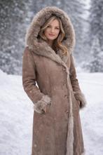 Arma Leren Jas met Bontkraag - Maat 46, Bruin, Arma, Maat 46/48 (XL) of groter, Nieuw