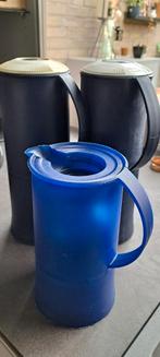 3 Thermoskannen Tupperware  1x 0,4 liter, 2x 1 liter, Ophalen of Verzenden, Gebruikt, Beker of Kan