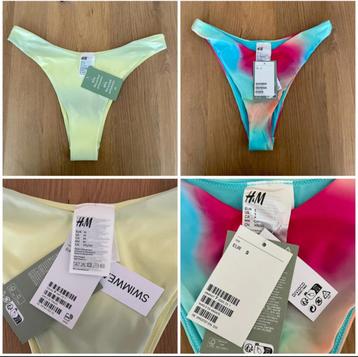 Bikinibroekjes (2 st) Brazilian slip maat S en M NIEUW beschikbaar voor biedingen