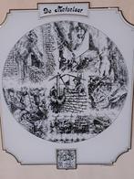 Vintage glasgravure De Metselaar Swaenepoel, Antiek en Kunst, Ophalen of Verzenden