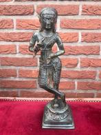 bronzen godheid/ apsara, India, Antiek en Kunst, Antiek | Koper en Brons, Ophalen of Verzenden, Brons