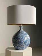 2x vintage schemerlamp delft stijl, Ophalen, Minder dan 50 cm