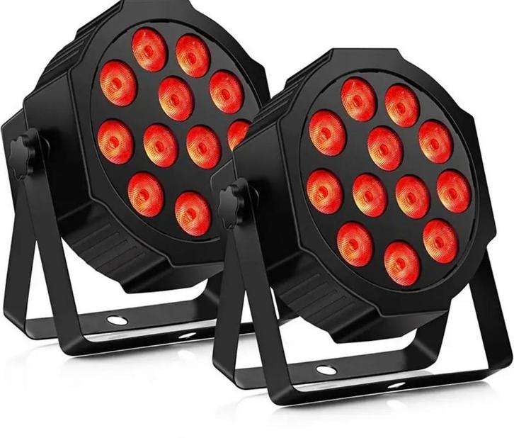 LED PAR 12x3W DMX Licht - Sound & Auto Modus, Muziek en Instrumenten, Licht en Laser, Nieuw, Licht, Geluidgestuurd, Ophalen of Verzenden