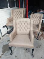 Chesterfield Design Stoelen - 4 voor €250, Hout, Bruin, ., Chesterfield