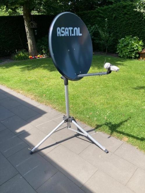 satellietschotel camping compleet, Caravans en Kamperen, Kampeeraccessoires, Gebruikt, Ophalen
