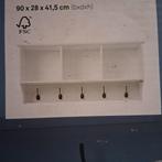 Kapstok karwei nieuw wit met opbergvakken, Nieuw, Minder dan 100 cm, Hout, Ophalen