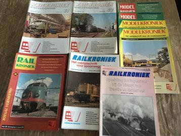 Tijdschriften: Railkroniek + Modelkroniek (18-stuks)   beschikbaar voor biedingen