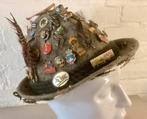 Oude Tiroler hoed met bijna 100 souvenir speldjes. Trumpf., Ophalen of Verzenden