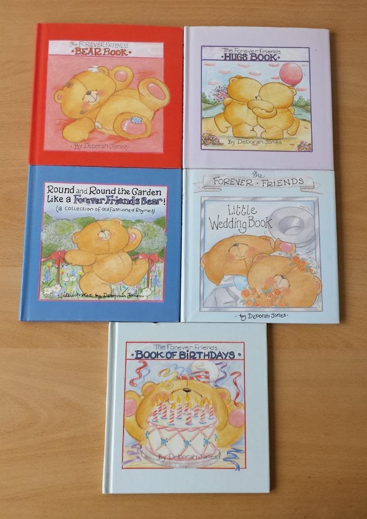 5 Forever Friends Boekjes - Deborah Jones - jaren 90, Verzamelen, Beren en Cherished Teddies, Zo goed als nieuw, Overige typen