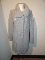 Pauw lang vest gebreid oa wol alpaca zilver lurex draad 2/M, Maat 38/40 (M), Verzenden, Pauw, Zo goed als nieuw