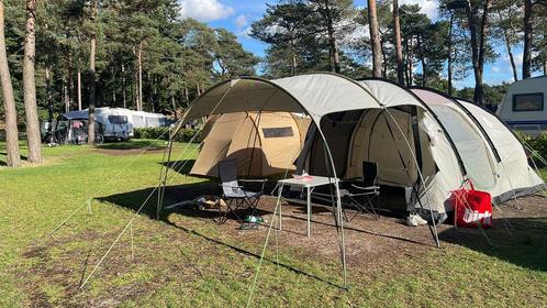 Coleman 4 persoonstent met luifel, Caravans en Kamperen, Tenten, tot en met 4, Gebruikt, Ophalen