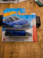 Hotwheels Tesla model S Plaid blauw nieuw, Ophalen of Verzenden, Nieuw