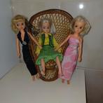 Fleur pop, 3 stuks met stoel, Ophalen of Verzenden, Gebruikt, Pop