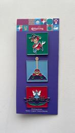 Efteling pinset Pardoes, Langnek en Indische Waterlelie, Ophalen of Verzenden, Nieuw, Button of Speldje