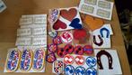 Retro Carnavals Emblemen Batches badges strijkapplicaties., Verzamelen, Ophalen of Verzenden, Huis en Inrichting