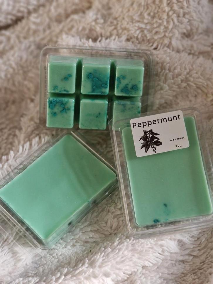 Pepermunt Waxmelt - Heerlijke Geur!, Huis en Inrichting, Woonaccessoires | Kandelaars en Kaarsen, Nieuw, Kaars, Minder dan 25 cm