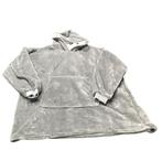 Grijze dekentrui deken trui dikke plaid fleece heren dames, Verzenden, Nieuw, Grijs