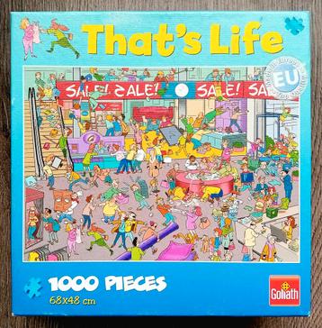 That's Life puzzel Uitverkoop 1000 compleet beschikbaar voor biedingen