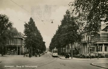 Fotokaart Nijmegen Berg en Dalseweg Tram 1934 beschikbaar voor biedingen