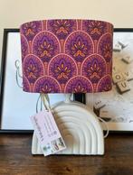 Sfeervolle vintage lamp! Lampenvoet + lampenkap NIEUW, Ophalen of Verzenden, Zo goed als nieuw, Rond