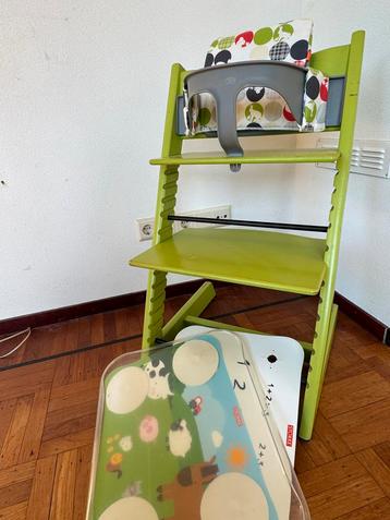 Stokke Tripp Trapp Babystoel met Babyset & Tafelblad beschikbaar voor biedingen