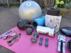 Set van verschillende sport / fitness artikelen, Sport en Fitness, Fitnessmaterialen, Ophalen, Gebruikt, Benen, Overige typen