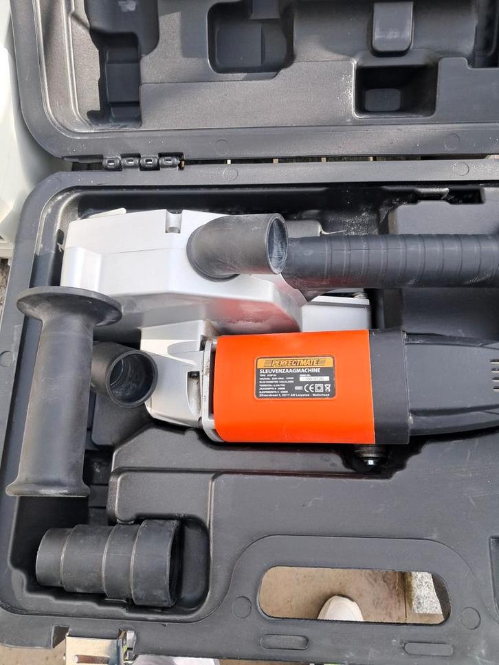 Sleuvenfrees met diamantbladen - 1x gebruikt, Doe-het-zelf en Verbouw, Gereedschap | Overige machines, Zo goed als nieuw, Ophalen of Verzenden