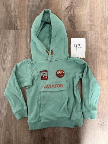 Z8 hoodie groen/blauw – maat 92, Aviator print beschikbaar voor biedingen