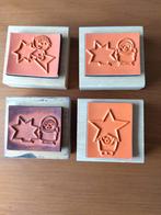 Dick Bruna Kerst Stempels - 4 stuks, Hobby en Vrije tijd, Stempelen, Ophalen of Verzenden, Gebruikt, Houten stempel
