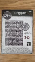 Sizzix Tim Holtz 3-D Texture Fades Typewriter Large, Hobby en Vrije tijd, Scrapbooking, Ophalen of Verzenden, Nieuw, Frame of Mal