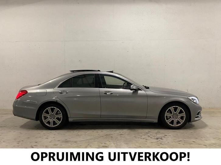 Mercedes-Benz S-klasse 500 Pano Leer Burmester Memory 360, Auto's, Mercedes-Benz, Bedrijf, Te koop, S-Klasse, 360° camera, ABS