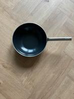 Wokpan Greenpan 28 cm GAS zgan, Ophalen of Verzenden, Zo goed als nieuw, Rvs, Koekenpan of Braadpan