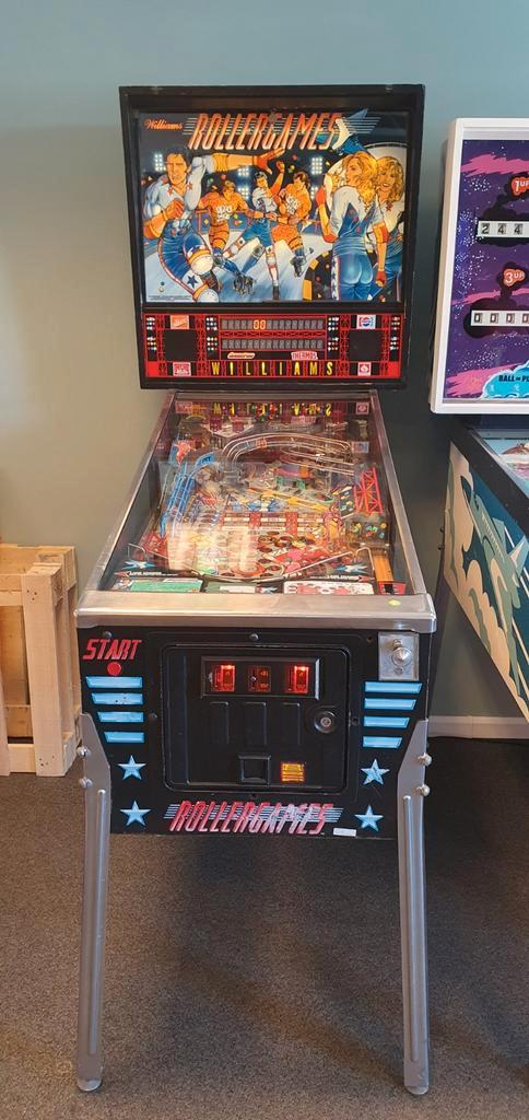 Williams Rollergames Flipperkast - Topconditie!, Verzamelen, Automaten | Flipperkasten, Gebruikt, Elektronisch, Flipperkast, Williams