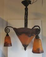 mooie art deco pate de verre lamp Degue speciale coup  6, Antiek en Kunst, Antiek | Lampen, Ophalen
