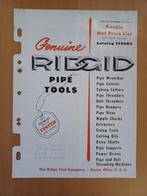 Folder Ridgid pijp gereedschap, Gelezen, Ophalen of Verzenden, Tractor en Landbouw