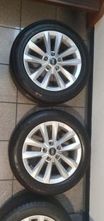 Velgen 16 inch audi a3 met zomerbanden, Auto-onderdelen, Banden en Velgen, Velg(en), 16 inch, Personenwagen, Gereviseerd