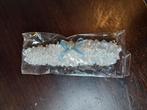 kousenband wit met blauw, Ophalen of Verzenden, Nieuw, Wit, Accessoires